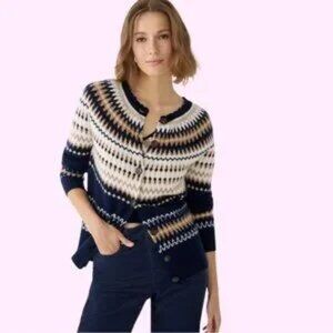 JCrew Cashmere Fair Isle Sweater